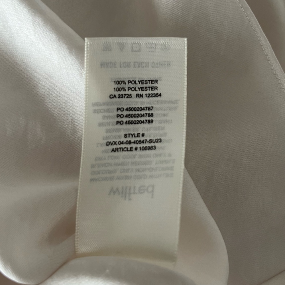 Aritzia Wilfred Harmonist Satin Cowl Neck Slip Dress - Picture 10 of 13